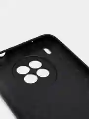Тёмно-зелёный чехол Honor 50 lite c защитой камеры и бархатом внутри