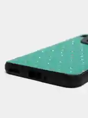 Тёмно-зелёный чехол Honor 50 lite c защитой камеры и бархатом внутри