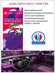 Ароматизатор подвесной "AURA FRESH MOLLY NEW CAR"