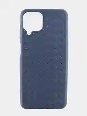 Синий чехол для Samsung A22, плетение