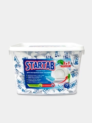 Экологичные  бесфосфатные таблетки для посудомоечных  машин 12 в 1  StarTab, 70 шт. Эко