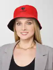 Красный панама двусторонняя