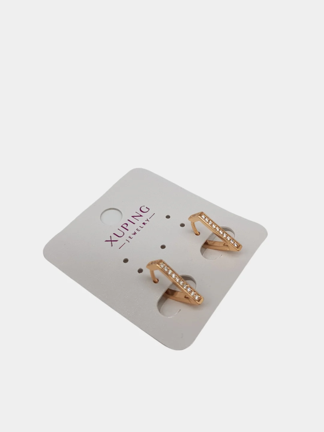 Золотой серьги-геометрия Xuping Jewelry