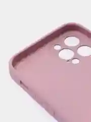 Пудровый защитный стеклянный чехол для iphone 12pro с яблоком