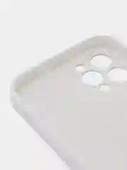 Белый защитный стеклянный чехол для iphone 12pro с яблоком