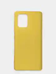 Желтый чехол Samsung Galaxy S10 Lite, Самсунг Галакси С10 Лайт, силиконовый, цветной, матовый