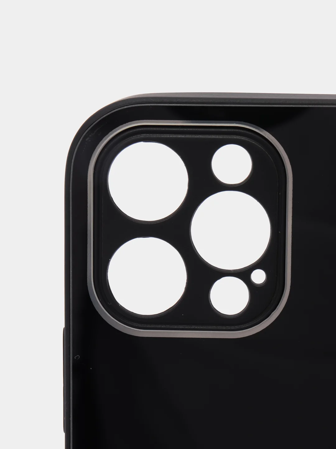 Черный защитный стеклянный чехол для iphone 12pro с яблоком