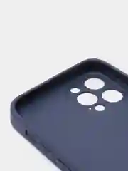 Темно-синий защитный стеклянный чехол для iphone 12pro с яблоком