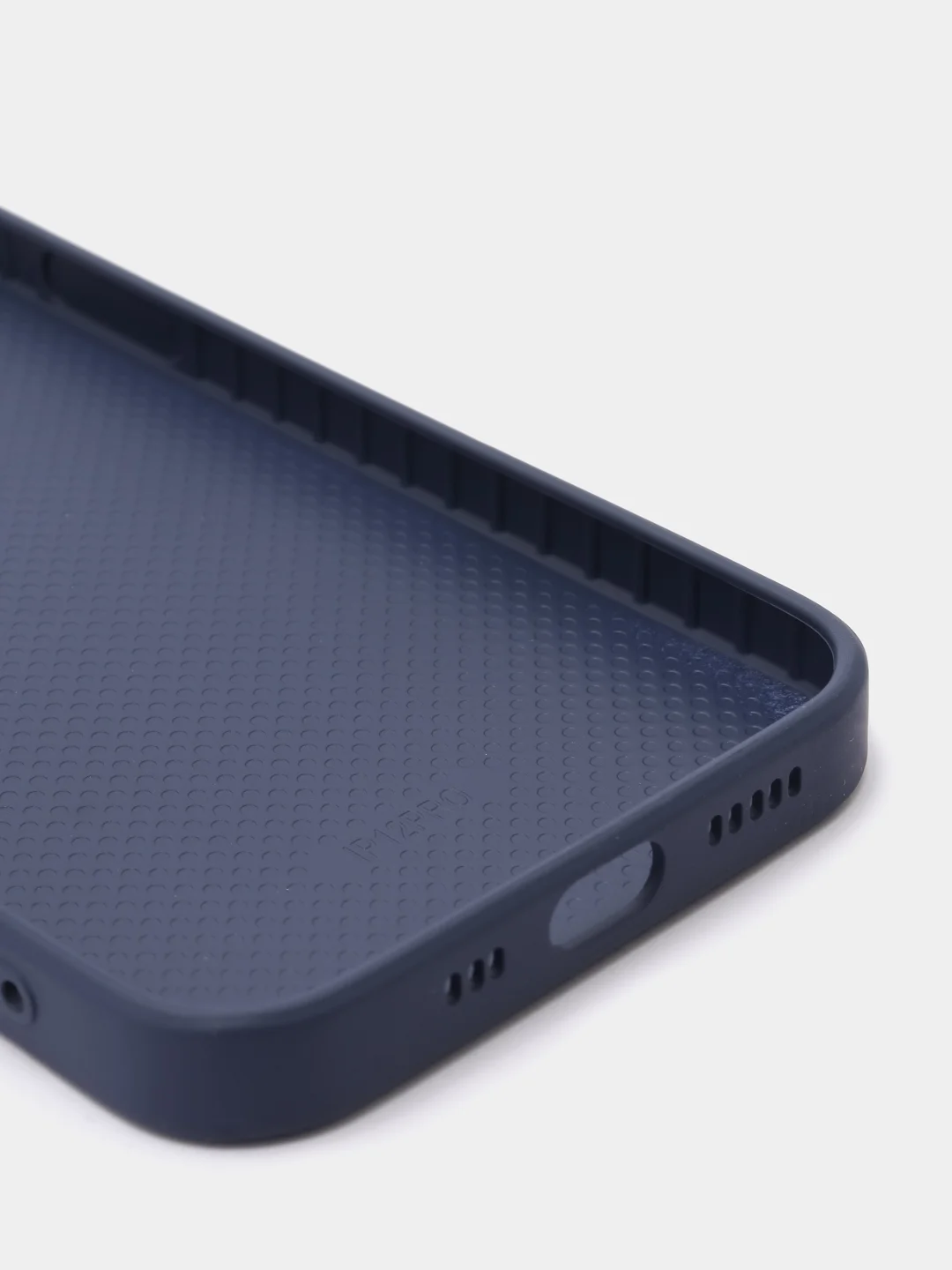 Темно-синий защитный стеклянный чехол для iphone 12pro с яблоком