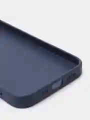 Темно-синий защитный стеклянный чехол для iphone 12pro с яблоком