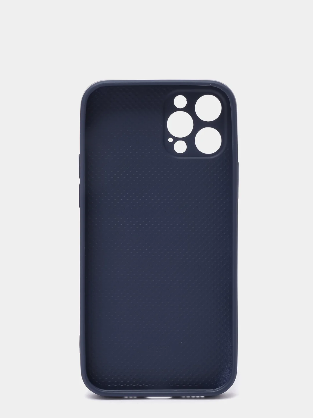 Темно-синий защитный стеклянный чехол для iphone 12pro с яблоком