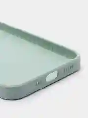 Мятный защитный стеклянный чехол для iphone 12pro с яблоком