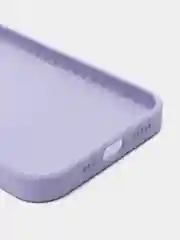 Лавандовый защитный стеклянный чехол для iphone 12pro с яблоком
