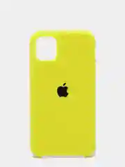 Желтый силиконовый защитный чехол на iPhone 11