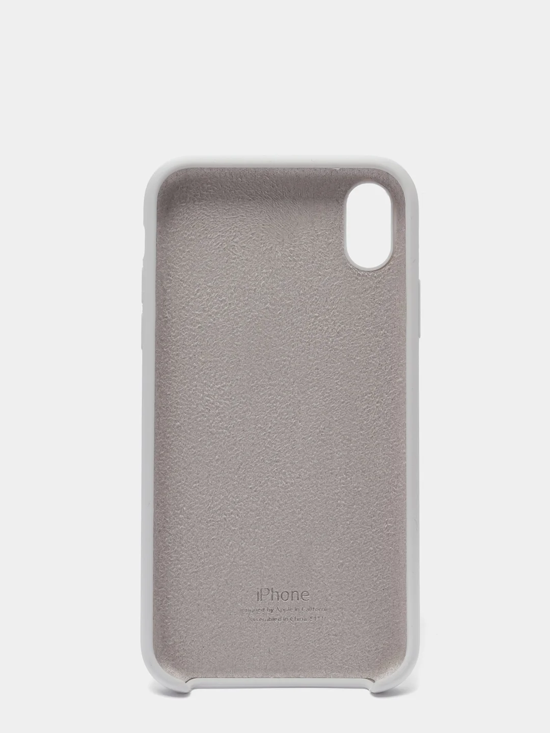 Белый защитный чехол для iphone Xr