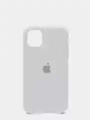 Белый силиконовый защитный чехол на iPhone 11