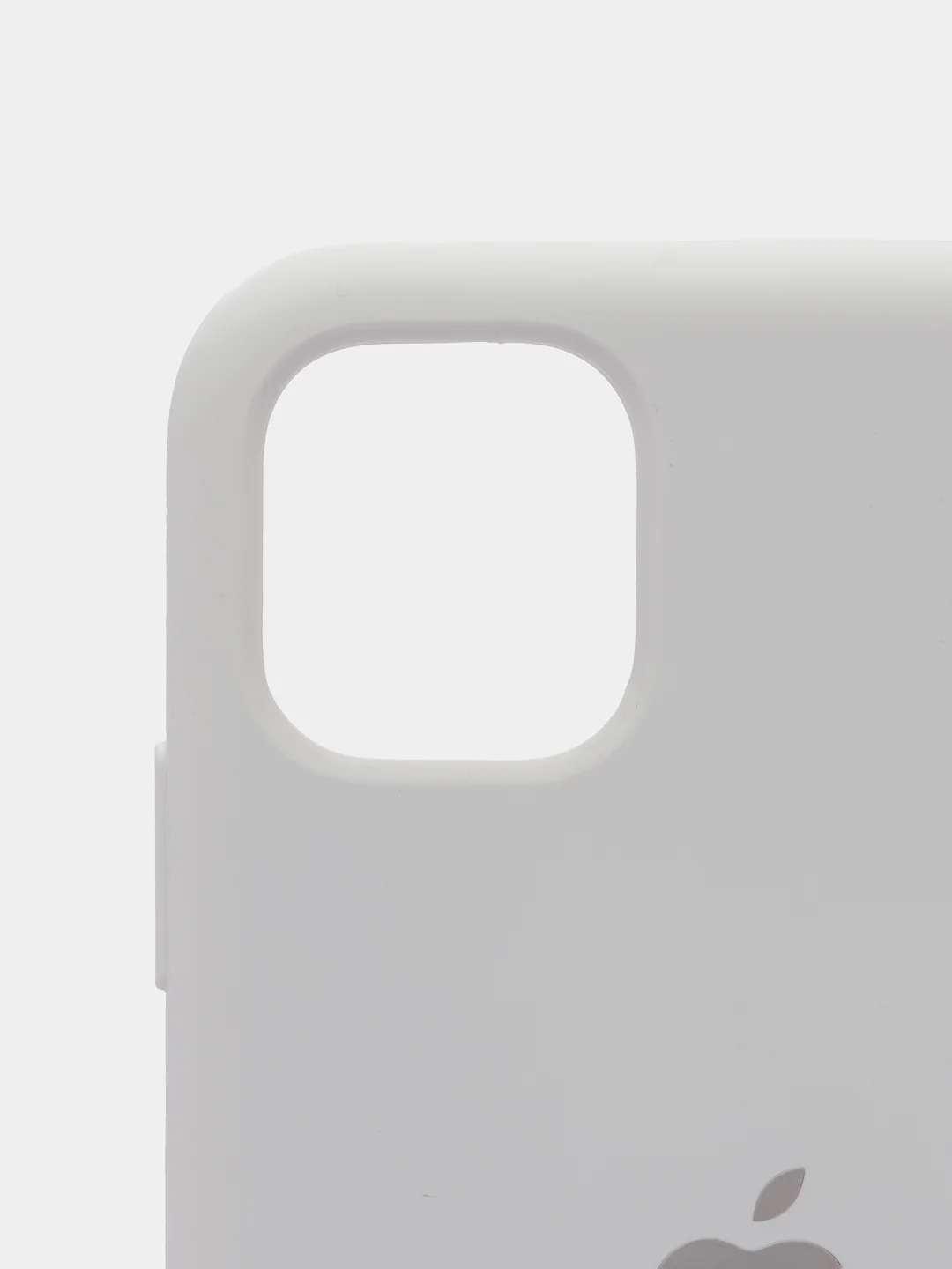 Бежевый меланж силиконовый защитный чехол на iPhone 11