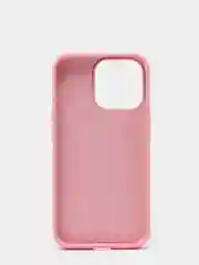 Розовый силиконовый защитный чехол Iphone 13 Pro, с закрытым низом