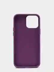 Пурпурный силиконовый защитный чехол для iPhone 13 Pro Max с закрытым низом