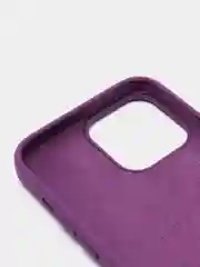 Пурпурный силиконовый защитный чехол для iPhone 13 Pro Max с закрытым низом