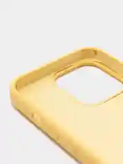 Горчичный силиконовый защитный чехол Iphone 13 Pro, с закрытым низом
