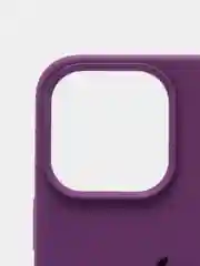Пурпурный силиконовый защитный чехол Iphone 13 Pro, с закрытым низом