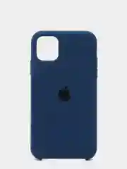 Темно-синий силиконовый защитный чехол на iPhone 11