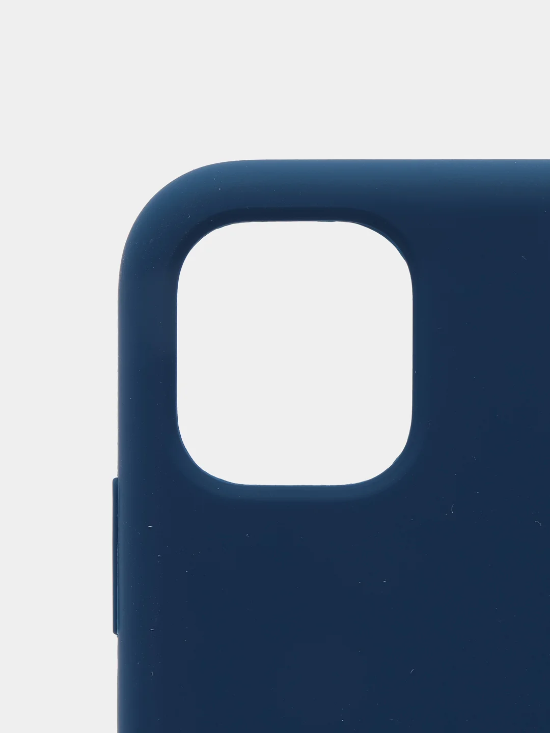 Темно-синий силиконовый защитный чехол на iPhone 11