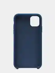 Темно-синий силиконовый защитный чехол на iPhone 11