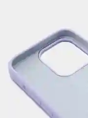 Лавандовый силиконовый защитный чехол Iphone 13 Pro, с закрытым низом