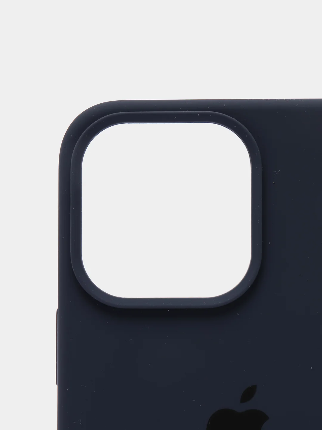 Темно-синий силиконовый защитный чехол Iphone 13 Pro, с закрытым низом