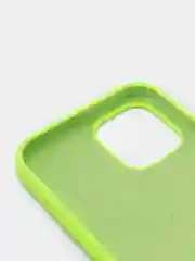 Салатовый силиконовый защитный чехол iphone 12 Pro Max