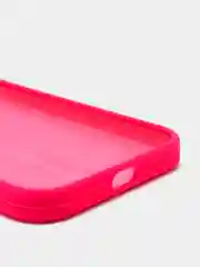 Фуксия силиконовый защитный чехол для iPhone 13 Pro Max с закрытым низом