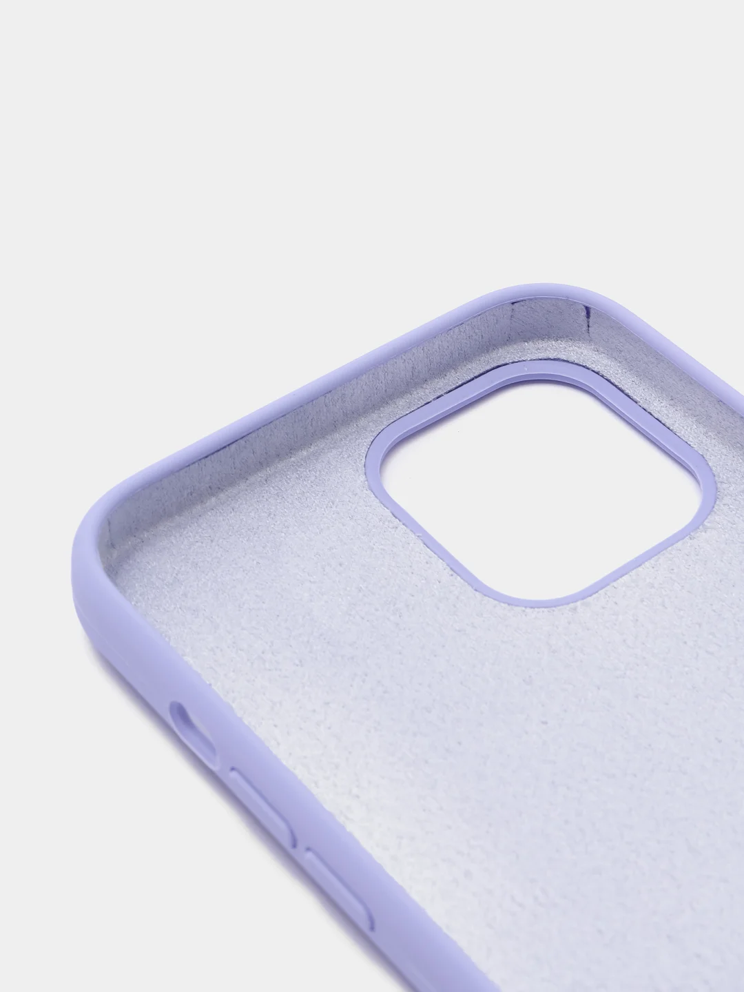 Лавандовый силиконовый защитный чехол iphone 12 Pro Max