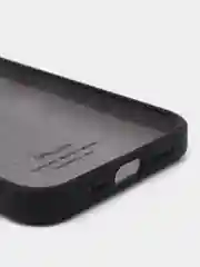 Черный силиконовый защитный чехол Iphone 13 Pro, с закрытым низом