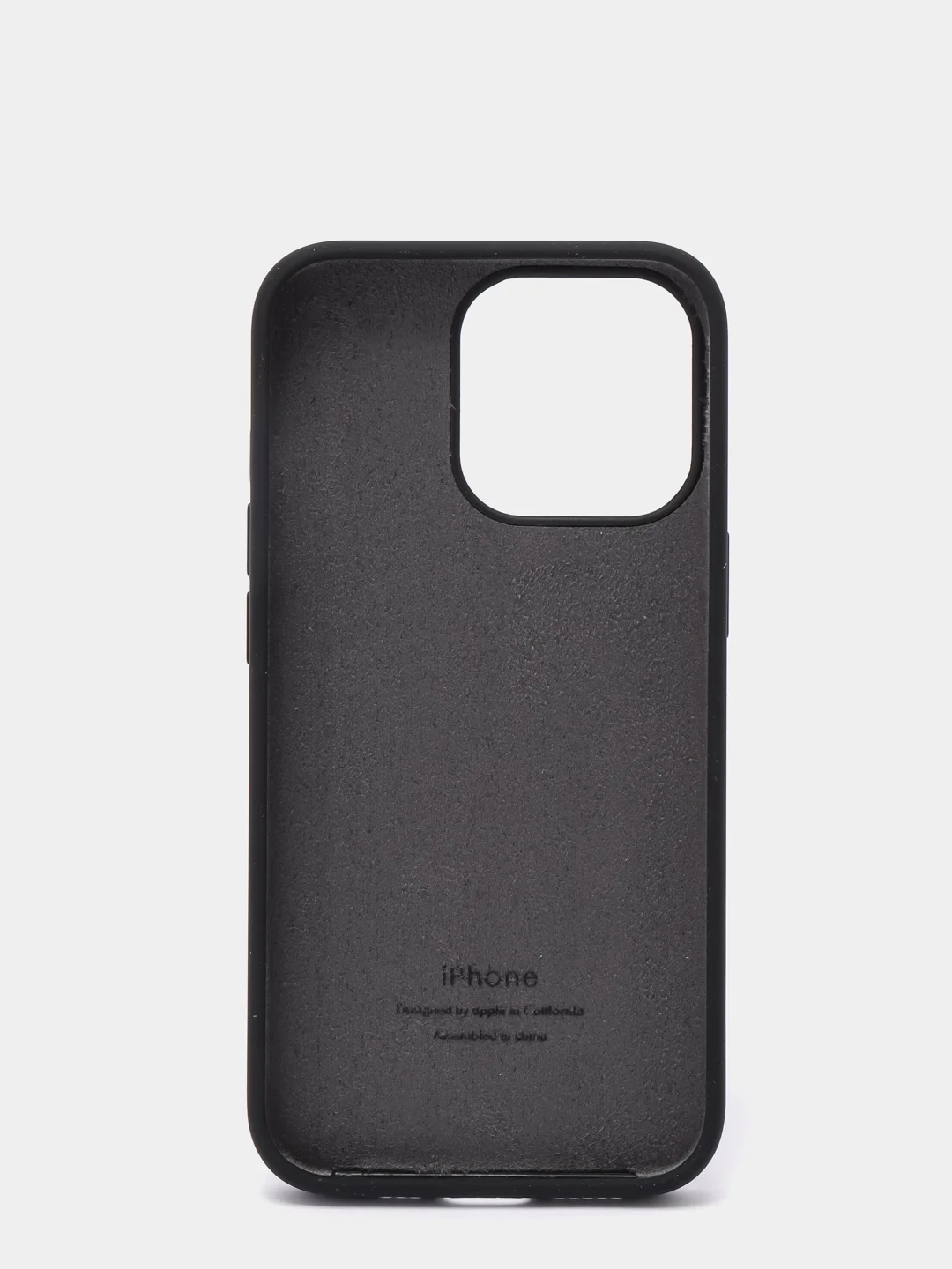 Черный силиконовый защитный чехол Iphone 13 Pro, с закрытым низом