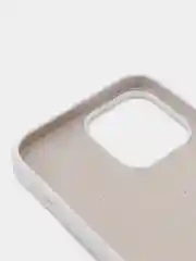 Белый силиконовый защитный чехол для iPhone 13 Pro Max с закрытым низом