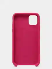 Коралловый меланж силиконовый защитный чехол на iPhone 11