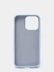 Голубой силиконовый защитный чехол Iphone 13 Pro, с закрытым низом