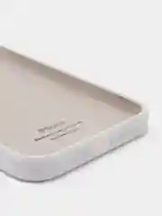 Белый силиконовый защитный чехол для iPhone 13 Pro Max с закрытым низом