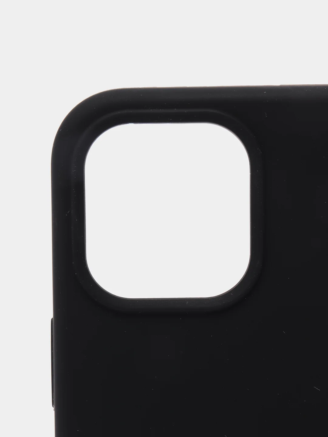 Черный силиконовый защитный чехол iphone 12 Pro Max