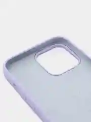 Лавандовый силиконовый защитный чехол для iPhone 13 Pro Max с закрытым низом