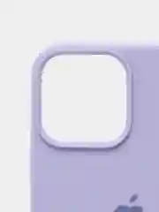 Лавандовый силиконовый защитный чехол для iPhone 13 Pro Max с закрытым низом