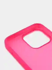 Фуксия силиконовый защитный чехол Iphone 13 Pro, с закрытым низом