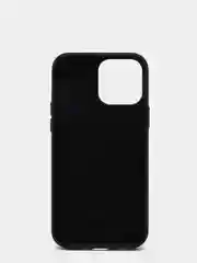 Черный силиконовый защитный чехол для iPhone 13 Pro Max с закрытым низом