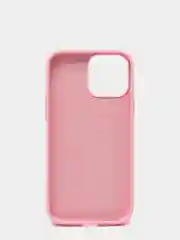 Розовый силиконовый защитный чехол для iPhone 13 Pro Max с закрытым низом