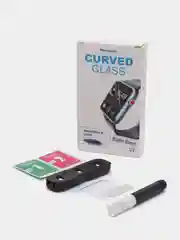 Защитное 3D стекло для Apple Watch 38/40/42/44 мм. (полная проклейка)с Уф лампой