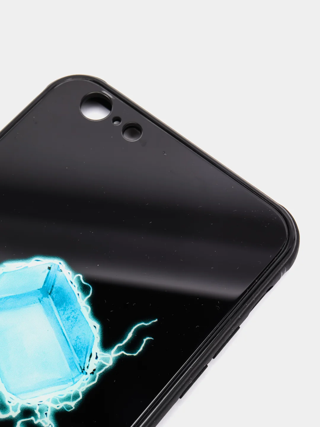 Лесной зеленый светящийся чехол со стеклянным покрытием для Iphone