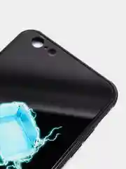 Лесной зеленый светящийся чехол со стеклянным покрытием для Iphone