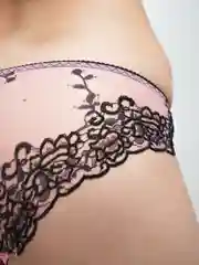 Коралловый трусы слипы кружевные